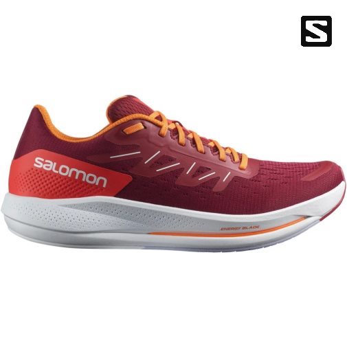 Red Salomon Spectur Men's Running Shoes | PH 54193T